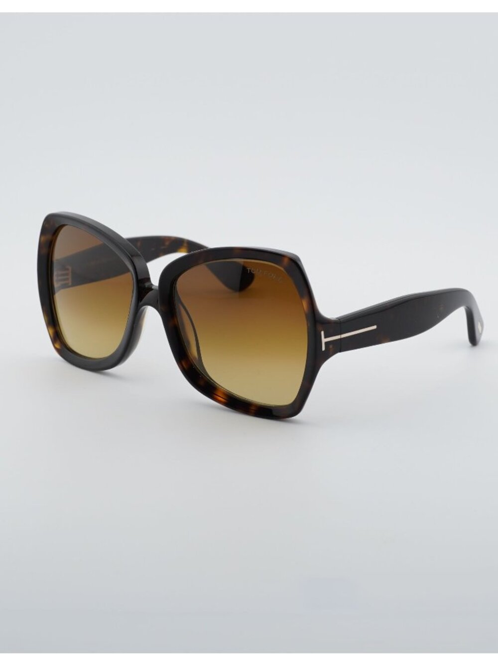 Tom Ford Jerry FT1222 52F Sunglasses Havana Butterfly Frame, Brown Lenses